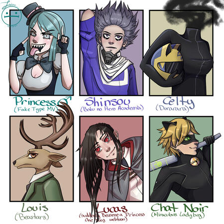 Six fanarts challenge